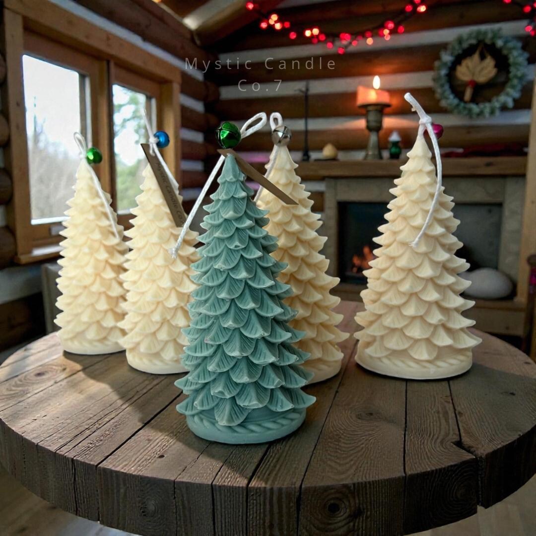Handmade Christmas Tree Candle | Soy Wax | Holiday Gift Idea & Home ...
