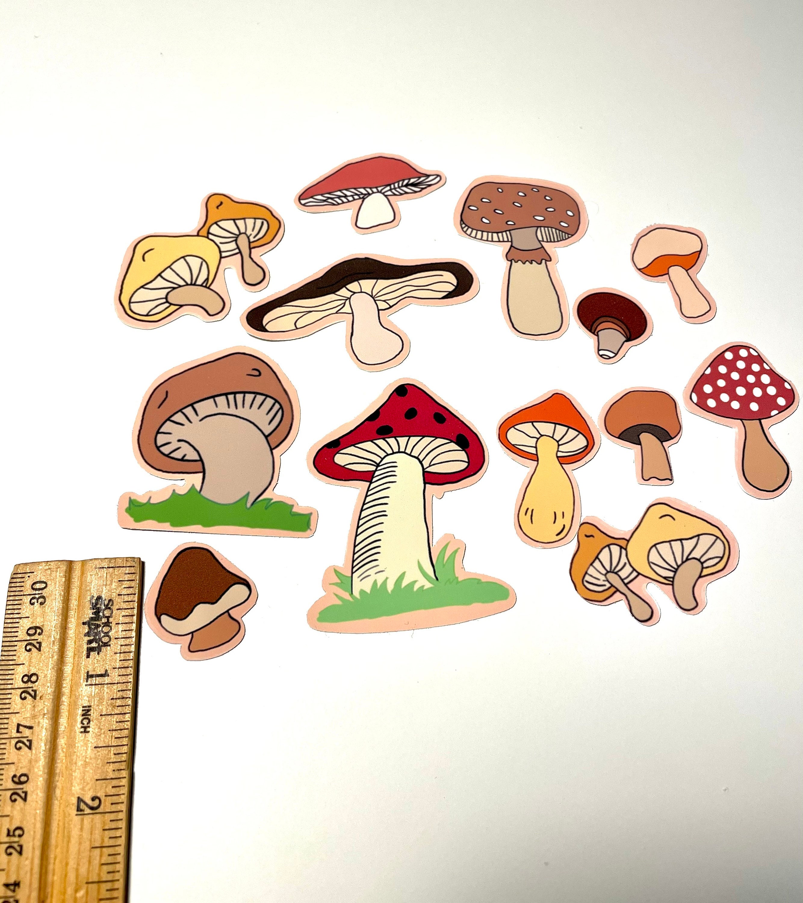 Mushroom Stickers Etsy