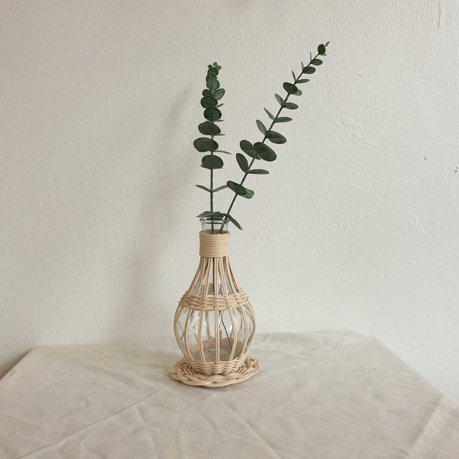 Rattan vase / Vase Etsy