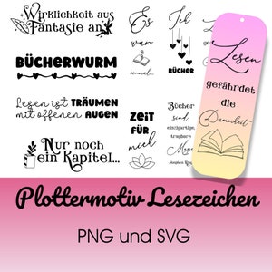 Plotter file BOOKMARKS svg png | Bookmark SVG Bundle| funny bookmarks PNG book lover svg for bookmarks