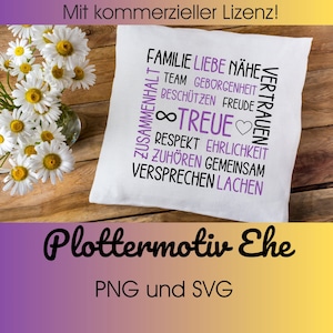 Plotterdatei EHE png + svg | Liebe plotten | Familie Plotterdatei | Hochzeit svg png