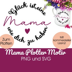 Plotterdatei Mama Muttertag SVG, svg, png | Plotterdatei Muttertag Herz Worte plotten| Plotterdatei Mama |kommerzielle Lizenz