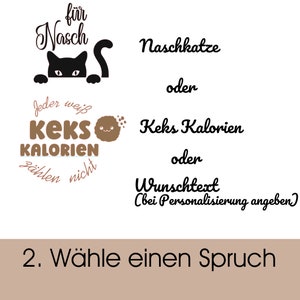 Geschenkdose mit Wunschtext Keramikdose mit Spruch Keks Dose für Nervennahrung Vorratsdose für Süßigkeiten, Kaffee, Geburtstaggeschenk Bild 7