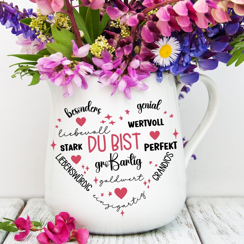 Plotterdatei HERZ DU BIST svg png svg beste Freundin Etsy Portugal