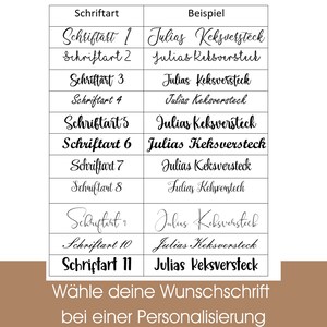 Geschenkdose mit Wunschtext Keramikdose mit Spruch Keks Dose für Nervennahrung Vorratsdose für Süßigkeiten, Kaffee, Geburtstaggeschenk Bild 8