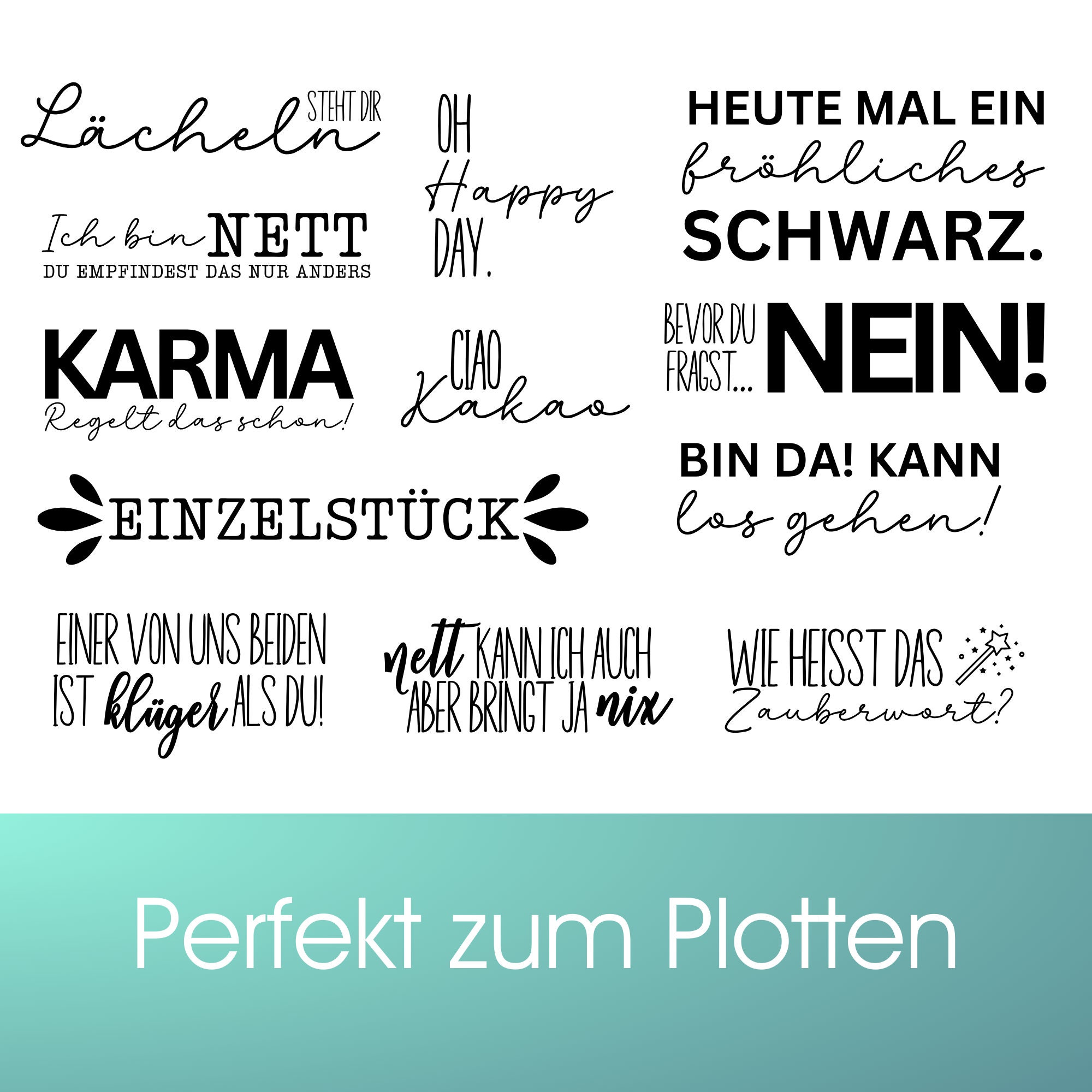 Plotterdatei LUSTIGE SPRÜCHE für Shirts png svg Etsy Schweiz