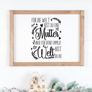 Plotterdatei MUTTER svg png Mutter Svg Muttertag svg Mutter geschenk Svg MAMA svg Bild 3