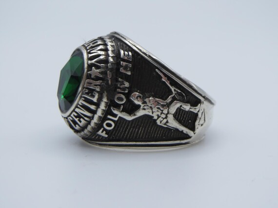 L374 , Solid silver 925 , RING ,    us army ring … - image 2