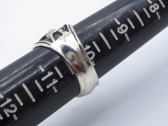 L374 , Solid silver 925 , RING ,    us army ring … - image 6