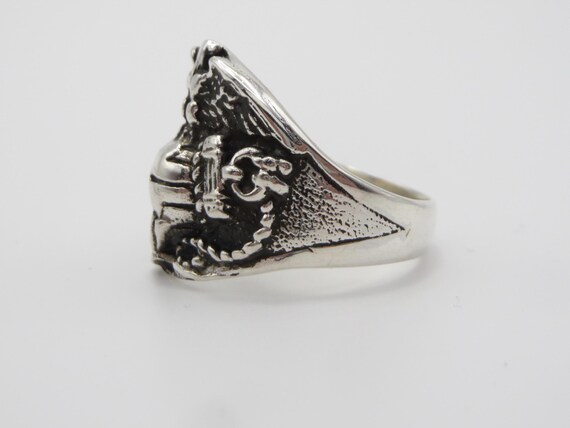 L175 , RING , Solid silver 925 ,   ring  , US siz… - image 2