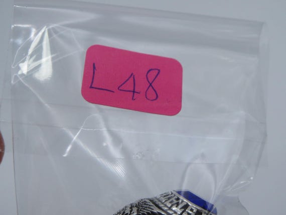 L48 , RING , Solid silver 925 , RING , New , navy… - image 7