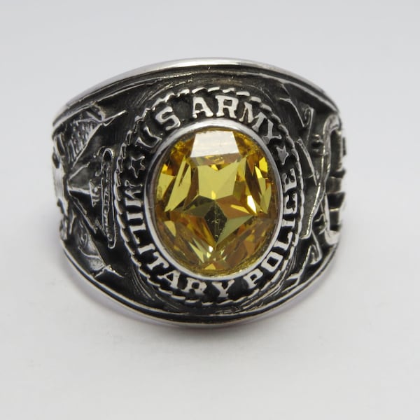 Us Army Military Police Ring - Etsy