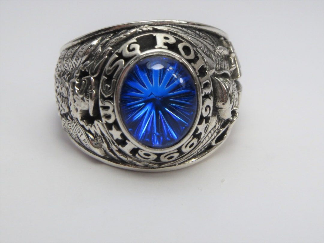 Custommade Ring , Silver 925 RING , USMA , Wp , West Point Ring , 1966