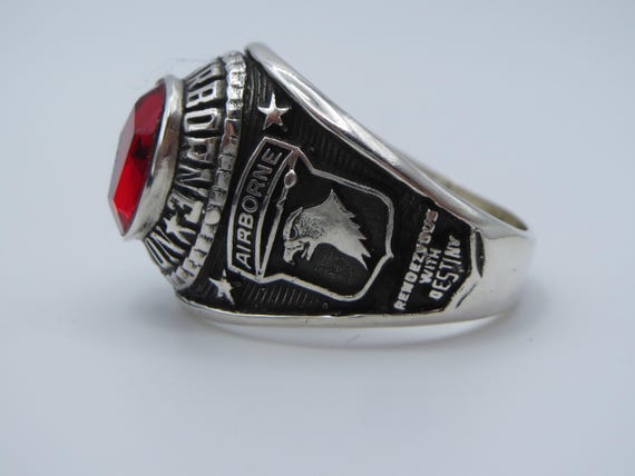 L51 , RING , Solid silver 925 , New , US PARATROO… - image 3