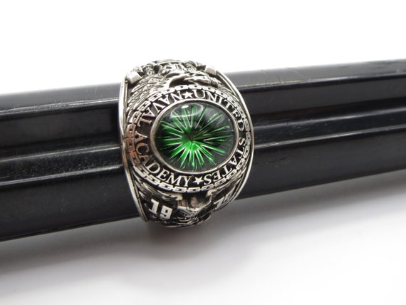 L210  , solid silver 925 ring , ring , usna 1979 … - image 7