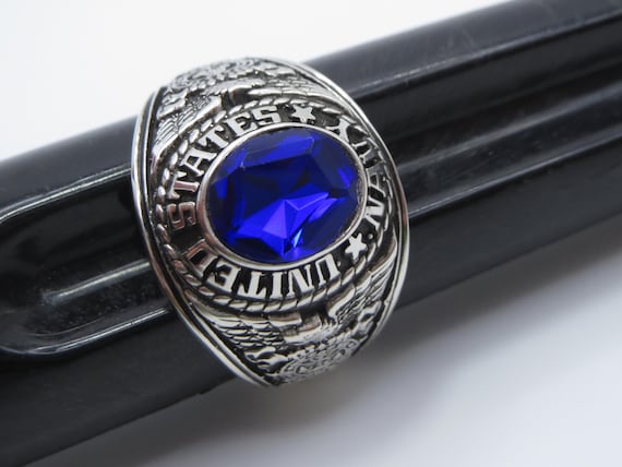 L48 , RING , Solid silver 925 , RING , New , navy… - image 6