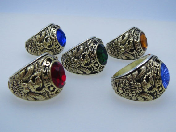 05 rings , solid silver 925 ring with 10K gold pl… - image 3