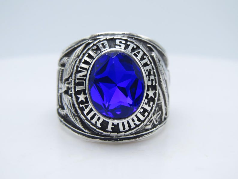 Ladies Usaf Rings Custom Made Ring , in USA , Silver 925 , New, Usaf , Air Force Ring - Etsy