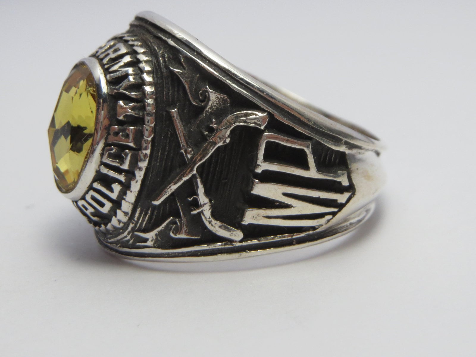 Personalized Ring , Handcrafted Ring , in USA , US Army , Mp , Military ...