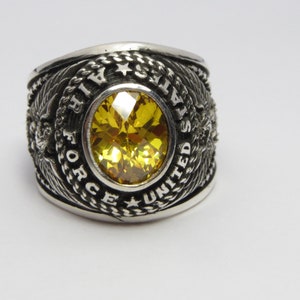 Anillo personalizado , anillo artesanal , en USA , plata 925 , ANILLO , nuevo , militar