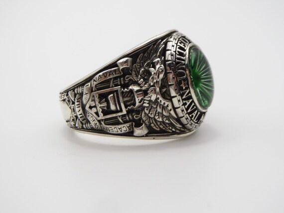 L210  , solid silver 925 ring , ring , usna 1979 … - image 2