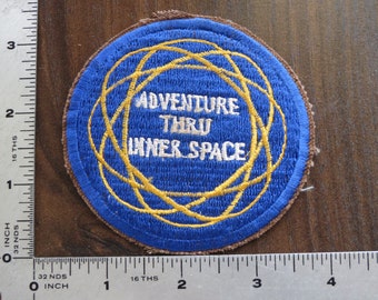 1 Patch , Disneyland ,  advanture thru  inner space  , sold as pictured .