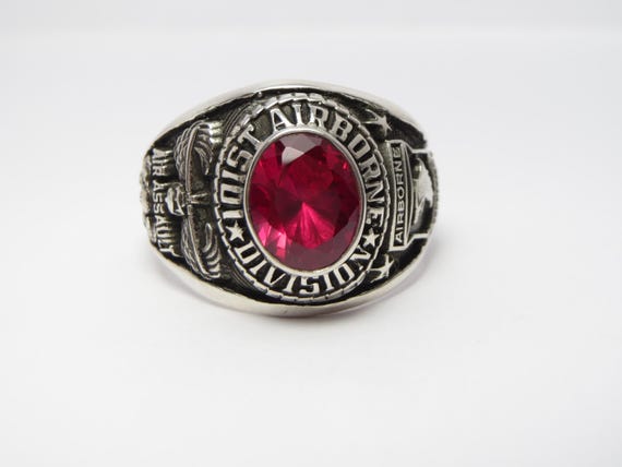 L40 , RING , Solid silver 925 , New , US PARATROO… - image 1