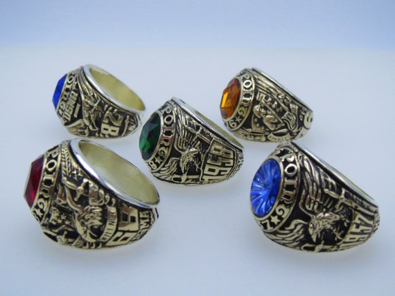 05 rings , solid silver 925 ring with 10K gold pl… - image 2