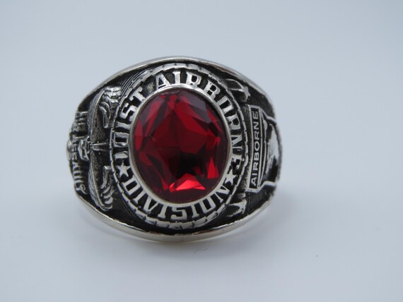 L51 , RING , Solid silver 925 , New , US PARATROO… - image 1