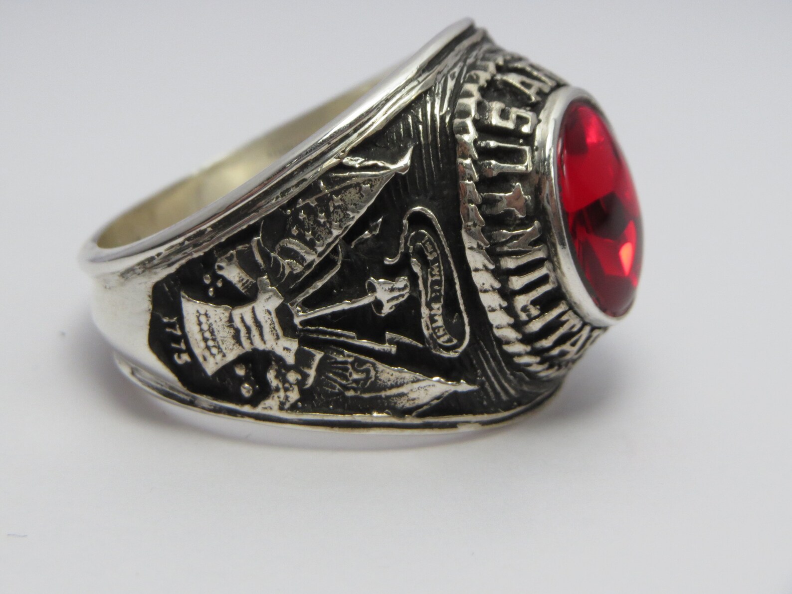 Personalized Ring , Handcrafted Ring , in USA , US Army , Mp , Military ...