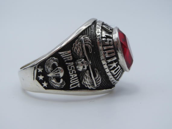 L51 , RING , Solid silver 925 , New , US PARATROO… - image 2