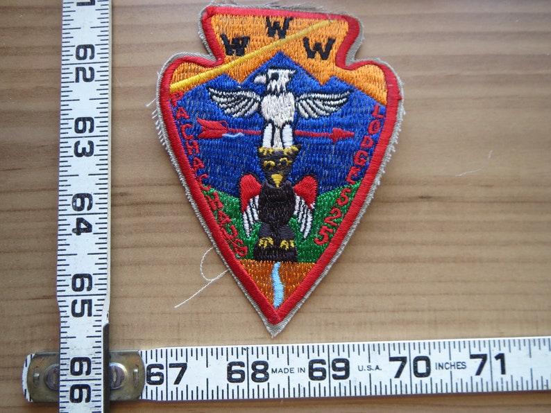 patch , BSA , boy scouts of america , Boy Scouts , Boy Scout , Boy Scout OA 525 Pachachaug , read Description before purchasing image 1