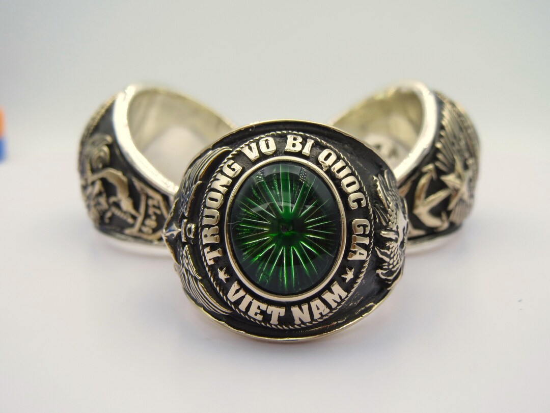 Ranger Rings Personalized Vietnam ARVN Ranger Ring, Sterling Silver 925, Military ...