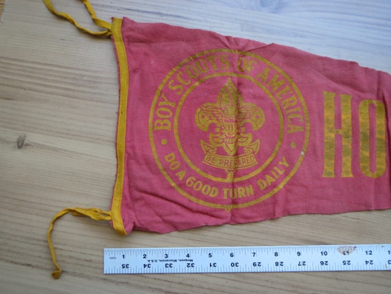 BSA , Vintage , Pennant Flag , honor patrol , do … - image 3