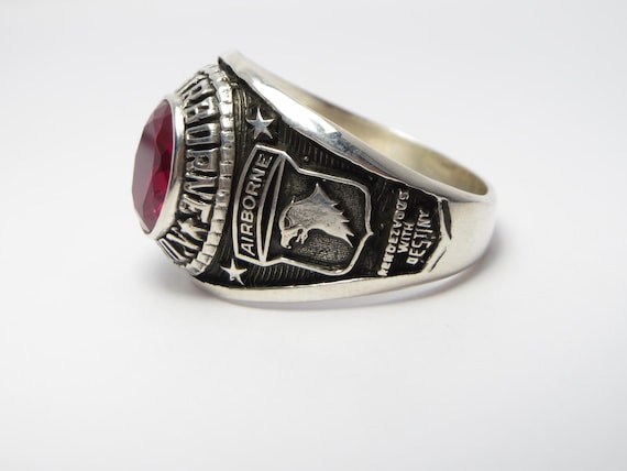 L40 , RING , Solid silver 925 , New , US PARATROO… - image 3