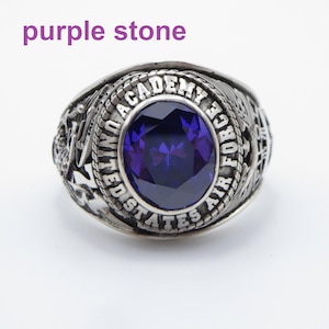 L158 , RING , Solid silver 925 , New , 1971 , UNITED states air force ring , usaf ring , usaf , army  , US size: 13