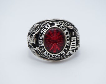 USMA , Military Academy West point  Ring , 2003  , school , new  , Graduation , military ring , CustomMade  Ring , in USA , silver 925 RING