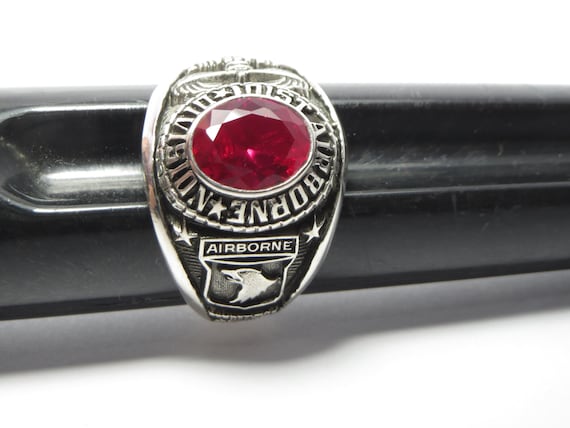 L40 , RING , Solid silver 925 , New , US PARATROO… - image 6