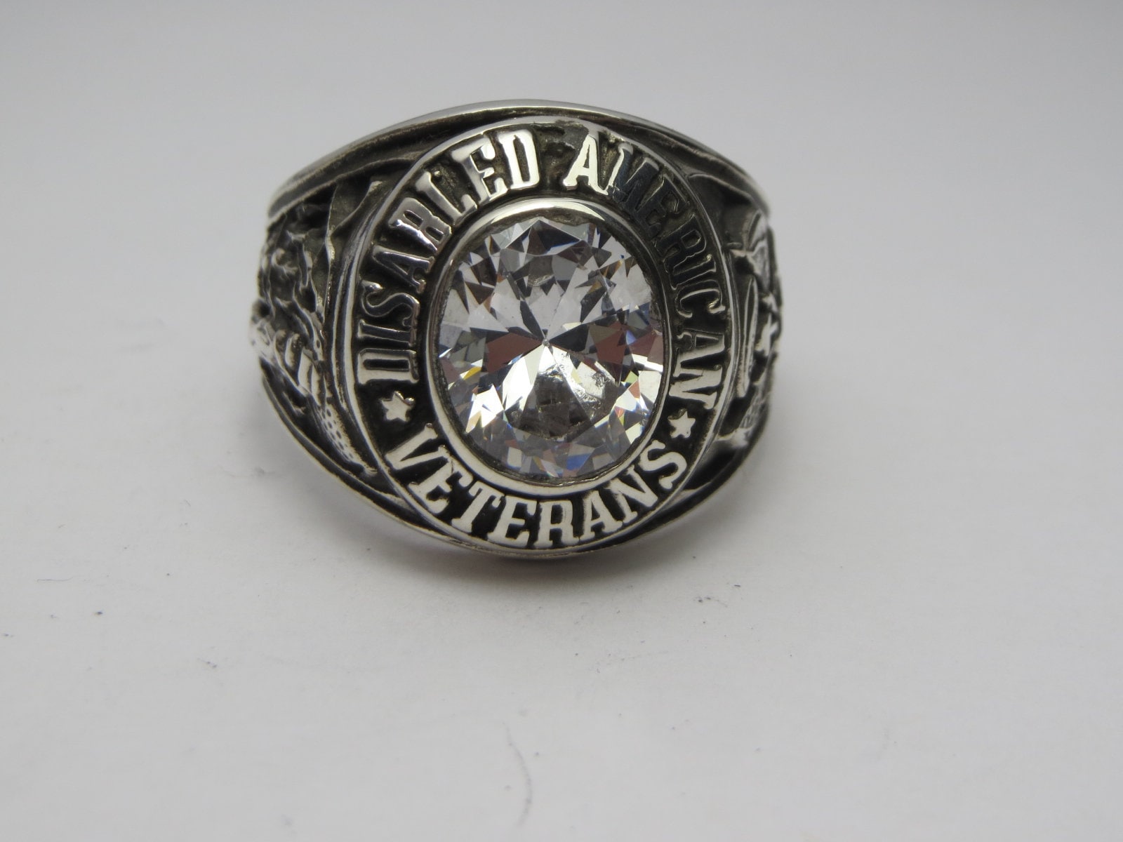 Ladies Usaf Rings Custom Made Ring/ in USA , Silver 925 , New , Disabled American Ring ...