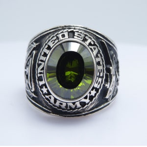 Personalized Ring , IN USA , silver 925 , RING , New ,  Armor , tank force  , army ring , the united states army , ring , military ring