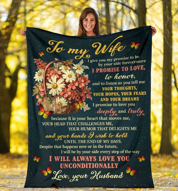 My Wife Blanket Wife Quilt Gift for Wife Snuggling Cozy Etsy