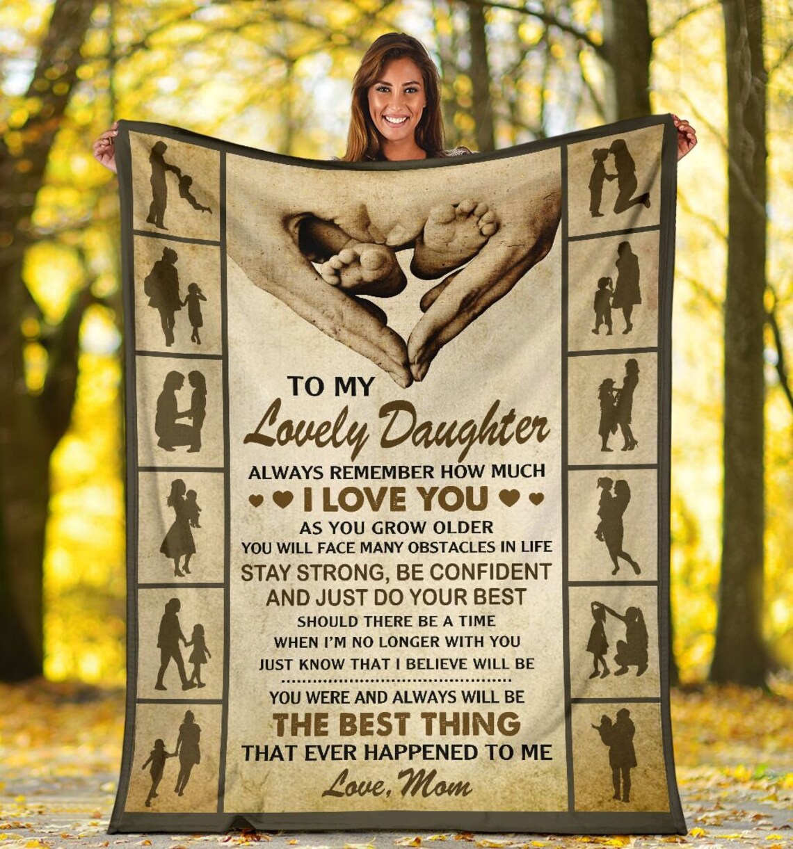 Meine Tochter Decke Tochter Quilt Geschenk für Tochter Etsy