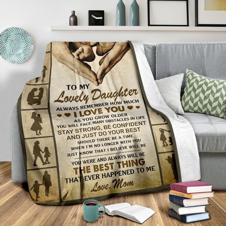 Meine Tochter Decke Tochter Quilt Geschenk für Tochter Etsy