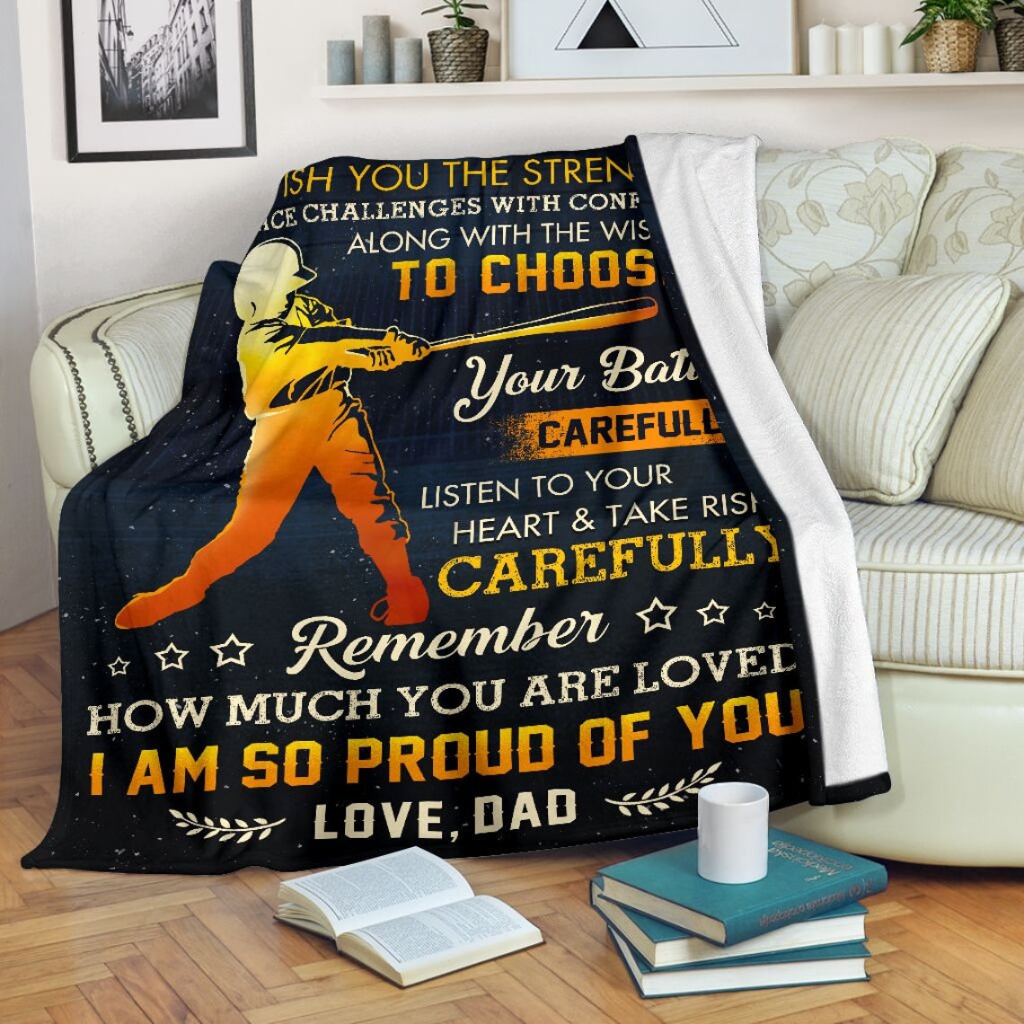 My Son Blanket Son Quilt Blanket for Son Snuggling Custom Etsy