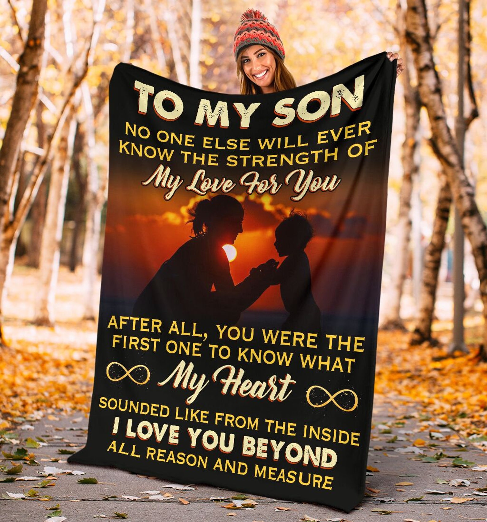 My Son Blanket Son Quilt Blanket for Son Cozy Snuggling Etsy