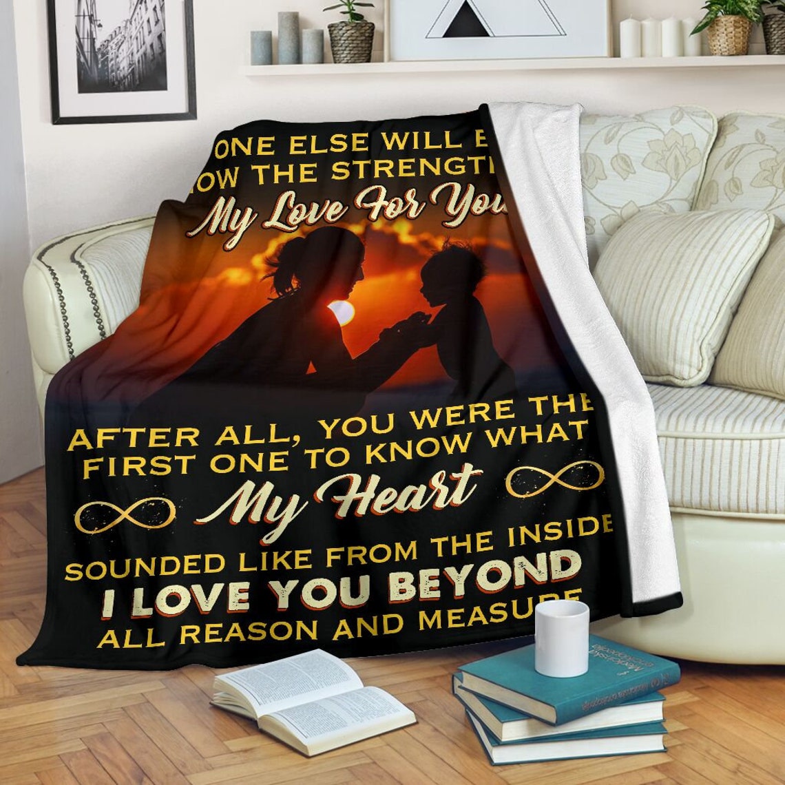 My Son Blanket Son Quilt Blanket for Son Cozy Snuggling Etsy