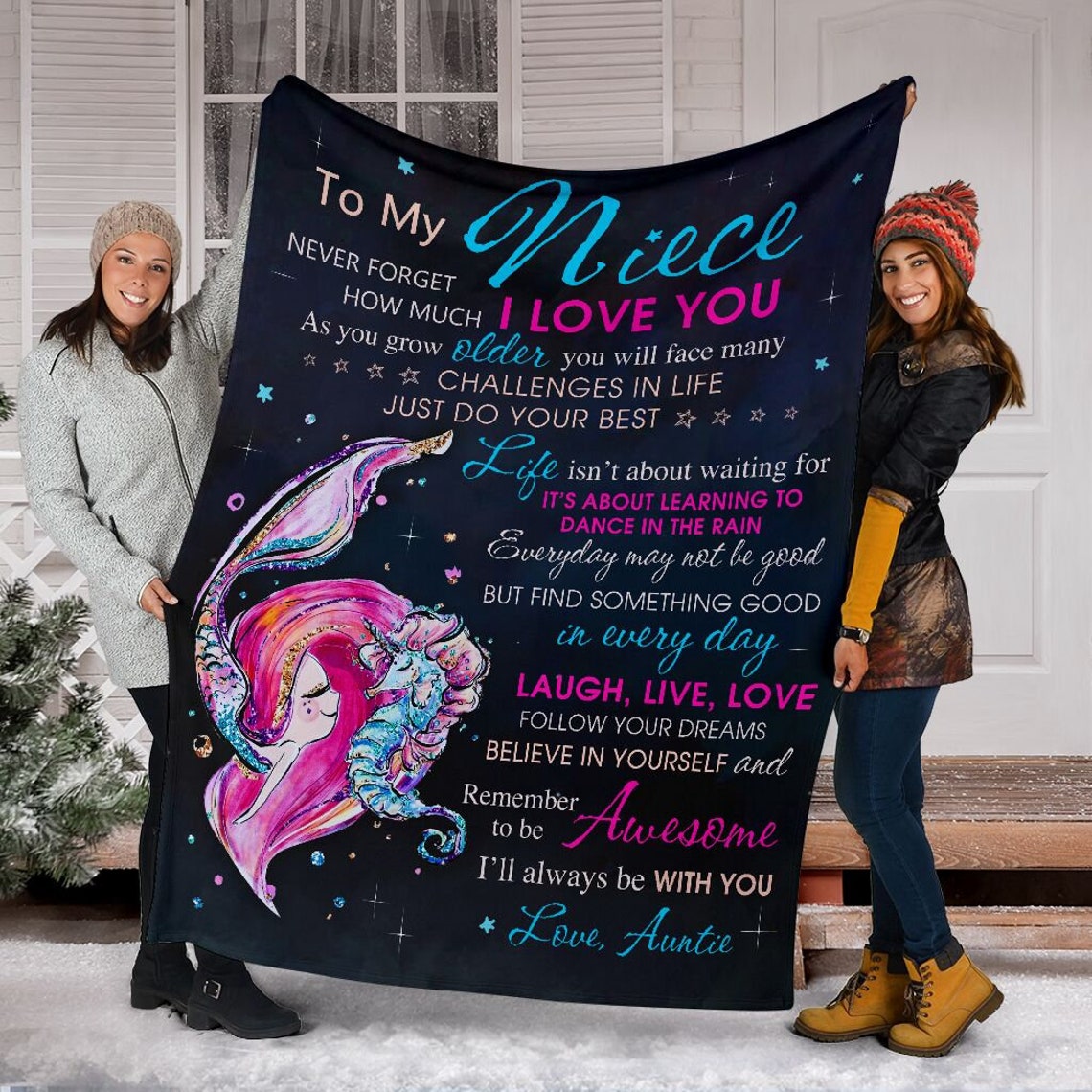 My Niece Blanket Niece Quilt Gift for Niece Snuggling Etsy