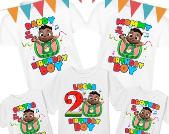 Cocomelon Birthday Shirt - Etsy Australia