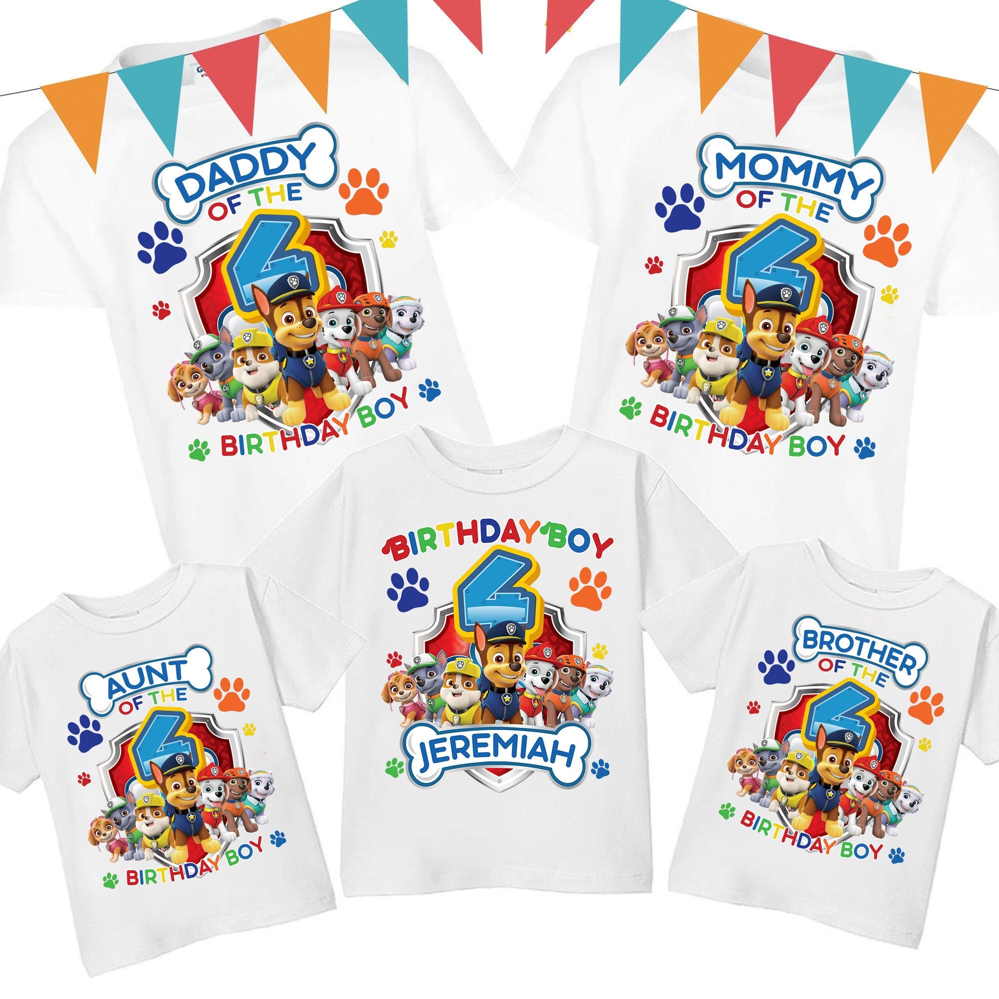 Paw Patrol Birthday Shirt Paw Patrol 