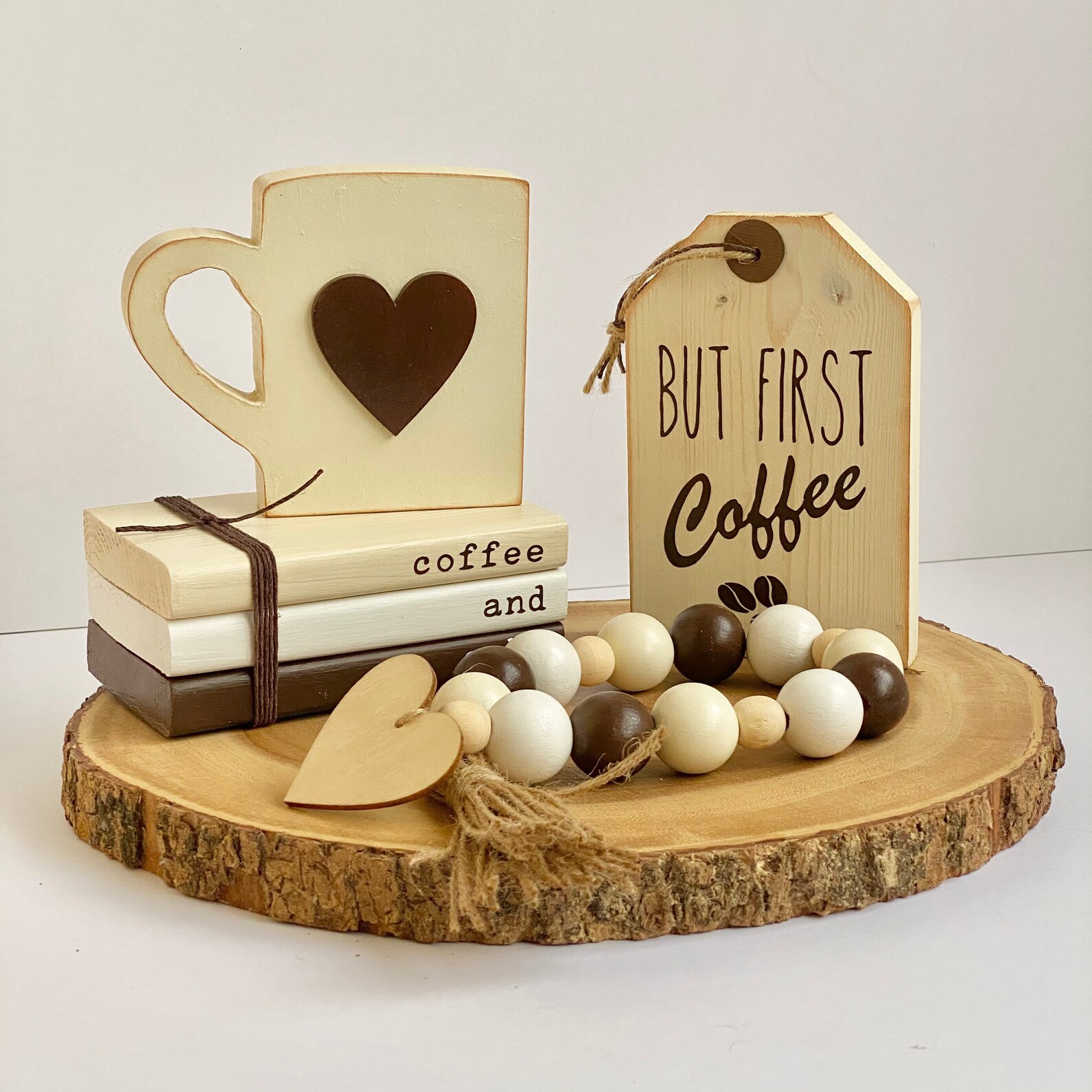 Tiered Tray Bundle/ 3 Piece Tiered Tray Set/ Coffee Themed Etsy UK